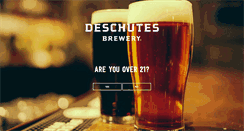 Desktop Screenshot of deschutesbrewery.com
