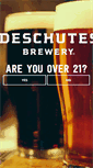 Mobile Screenshot of deschutesbrewery.com