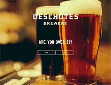 Tablet Screenshot of deschutesbrewery.com